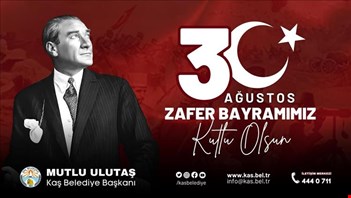 Başkan Ulutaş’tan 30 Ağustos Zafer Bayramı mesajı