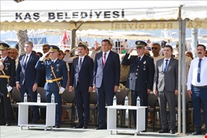 Kaş’ta 30 Ağustos Zafer Bayramı kutlandı