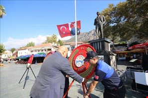 Kaş’ta 19 Eylül Gaziler Günü törenle kutlandı