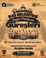 Kaş Belediyesi Yağlı Güreşleri 17 Ekim’de yapılacak
