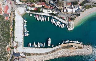 Kalkan Balıkçı Barınağı Zemin Yenileme Çalışmaları