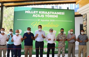 Kınık Mahallesi Millet Kıraathanesi Açılış Töreni